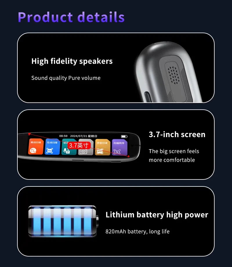 EduScan Pen: Smart Scanner & Voice Translator